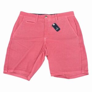 Johnnie-O Nassau 8" Cotton Blend Shorts Azalea Men's Size 32 Fit (33)